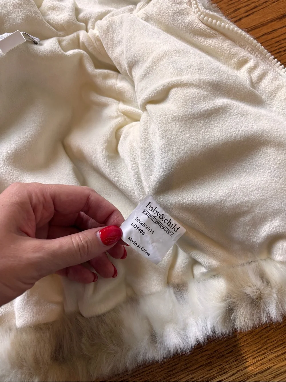 Restoration Hardware Baby & Child Luxe Faux Fur Hooded Jacket